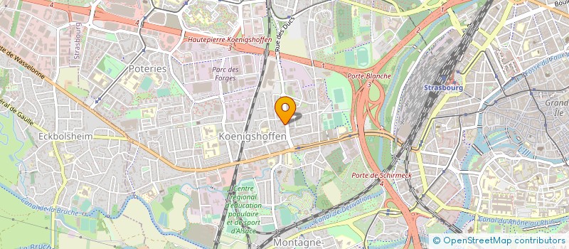 localisation de l'entreprise MADAME NATHALIE GAVOILLE à STRASBOURG