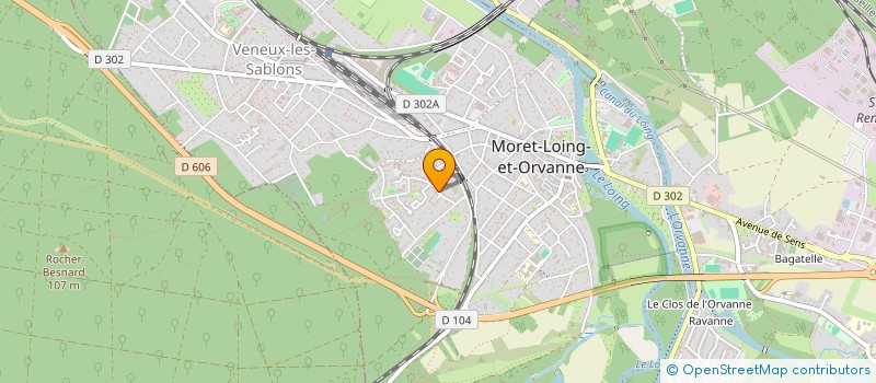 localisation de l'entreprise MADAME NATHALIE GAY à MORET-LOING-ET-ORVANNE