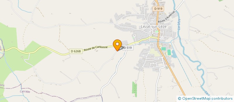 localisation de l'entreprise MADAME NATHALIE GAYCHET à LEZAT-SUR-LEZE
