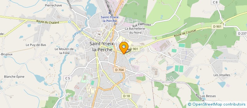 localisation de l'entreprise MADAME NATHALIE GAYOU à SAINT-YRIEIX-LA-PERCHE