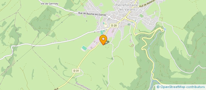 localisation de l'entreprise MADAME NATHALIE GEHANT à PIERREFONTAINE-LES-VARANS