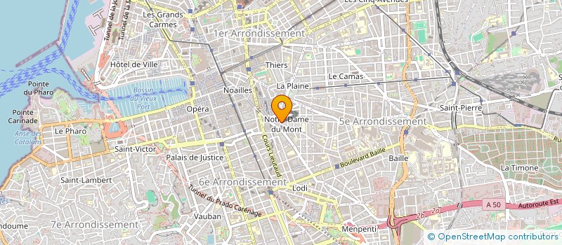 localisation de l'entreprise MADAME NATHALIE GEMY à MARSEILLE