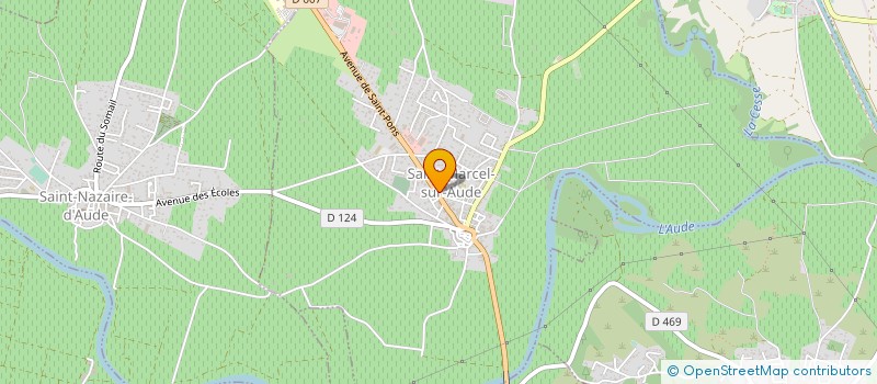 localisation de l'entreprise MADAME NATHALIE GENGEMBRE  SAINT-MARCEL-SUR-AUDE