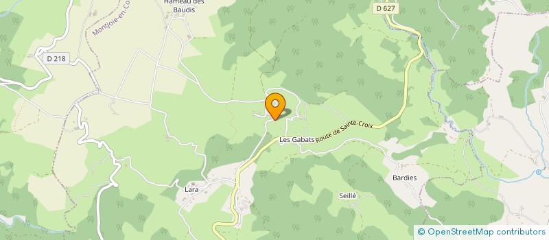 localisation de l'entreprise MADAME NATHALIE GEOFFROY à MONTJOIE-EN-COUSERANS