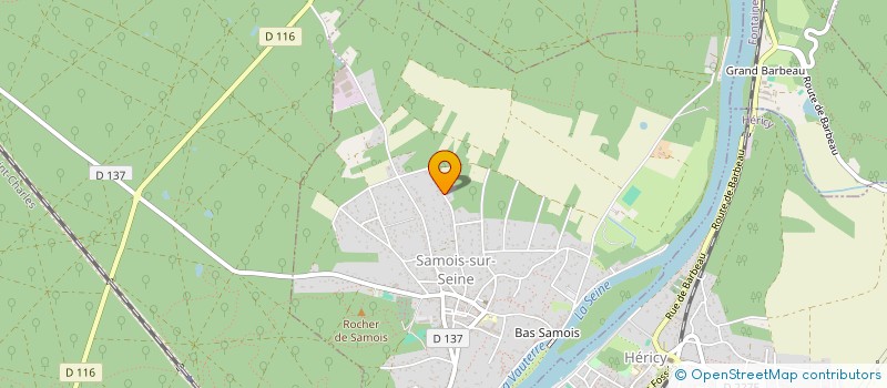 localisation de l'entreprise MADAME NATHALIE GEORGES  SAMOIS-SUR-SEINE