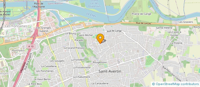 localisation de l'entreprise MADAME NATHALIE GEORGET  SAINT-AVERTIN