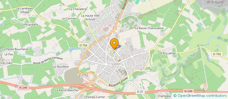 localisation de l'entreprise MADAME NATHALIE GERARD à VALLET