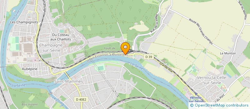 localisation de l'entreprise MADAME NATHALIE GERARD  VERNOU-LA-CELLE-SUR-SEINE