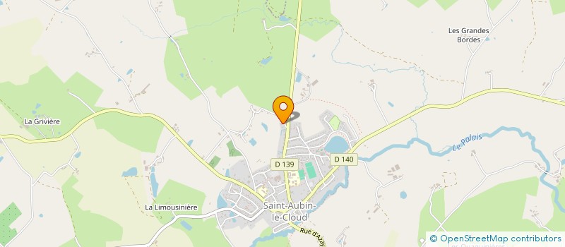 localisation de l'entreprise MADAME NATHALIE GERBIER  SAINT-AUBIN-LE-CLOUD