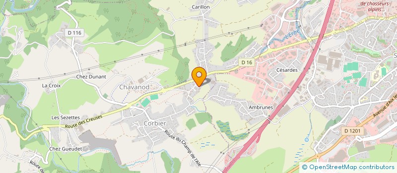 localisation de l'entreprise MADAME NATHALIE GERMAIN  CHAVANOD