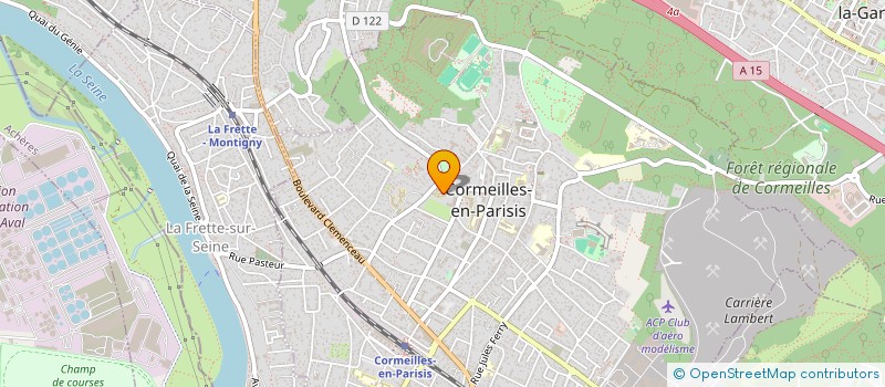 localisation de l'entreprise MADAME NATHALIE GERST  CORMEILLES-EN-PARISIS