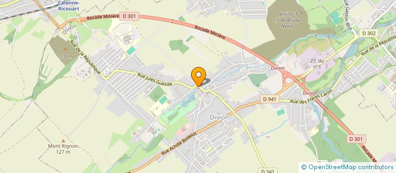 localisation de l'entreprise MADAME NATHALIE GESTWA  DIVION