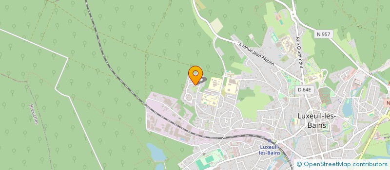 localisation de l'entreprise MADAME NATHALIE GEYER  LUXEUIL-LES-BAINS