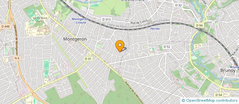 localisation de l'entreprise MADAME NATHALIE GHAOUI à MONTGERON