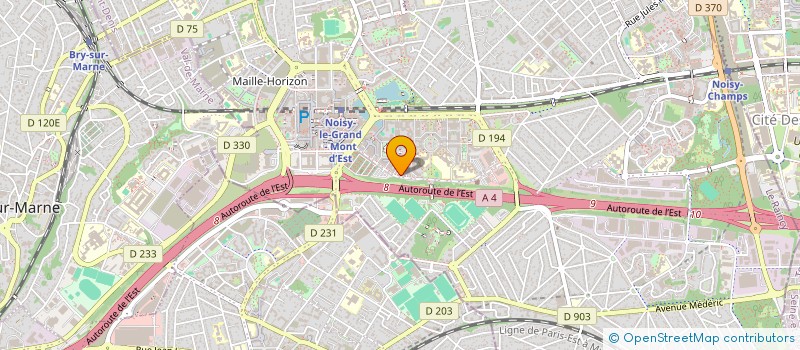 localisation de l'entreprise MADAME NATHALIE GHESQUIERS  NOISY-LE-GRAND