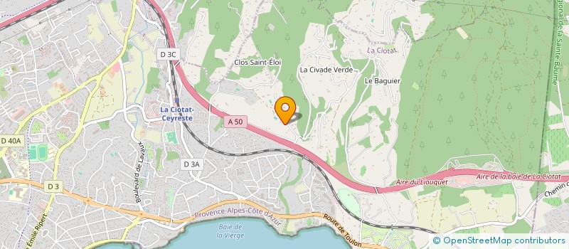 localisation de l'entreprise MADAME NATHALIE GIANGRECO à LA CIOTAT