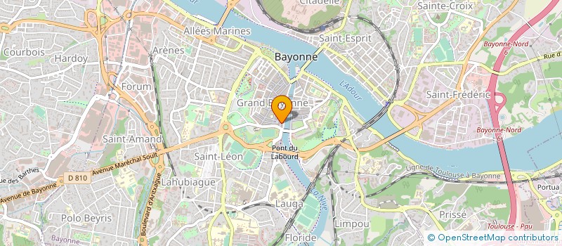 localisation de l'entreprise MADAME NATHALIE GIBERT à BAYONNE