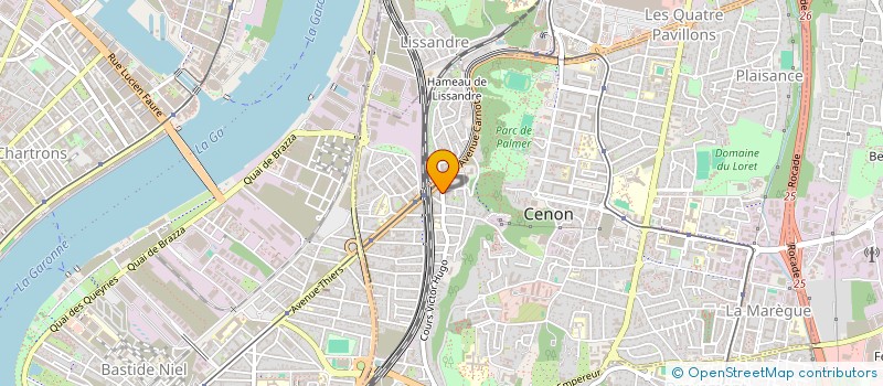 localisation de l'entreprise MADAME NATHALIE GICEWICZ  CENON