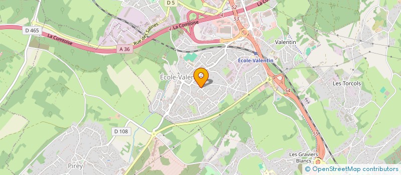 localisation de l'entreprise MADAME NATHALIE GIGANDET à ECOLE-VALENTIN