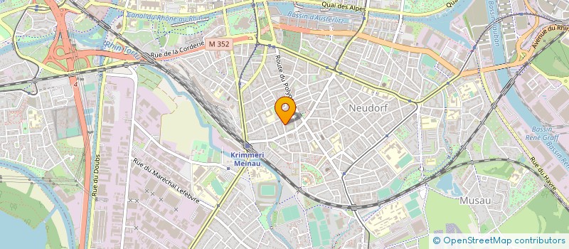 localisation de l'entreprise MADAME NATHALIE GIGNAC-FERRARI à STRASBOURG