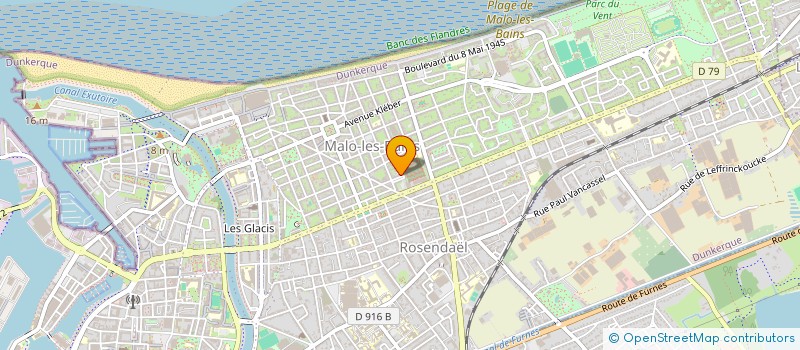 localisation de l'entreprise MADAME NATHALIE GILBERT à DUNKERQUE