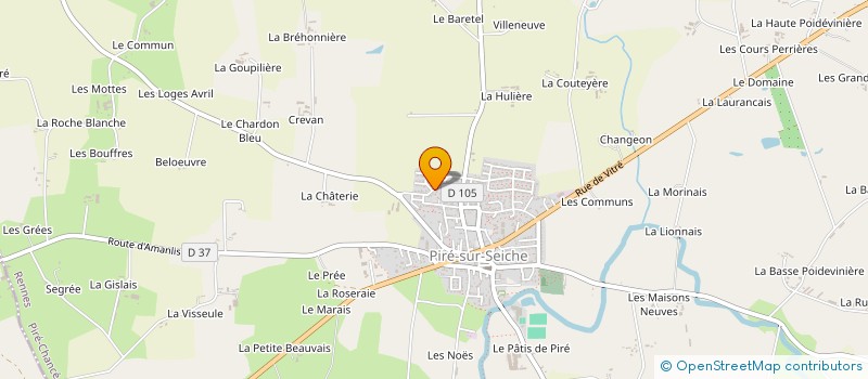 localisation de l'entreprise MADAME NATHALIE GILLE  PIRE-CHANCE