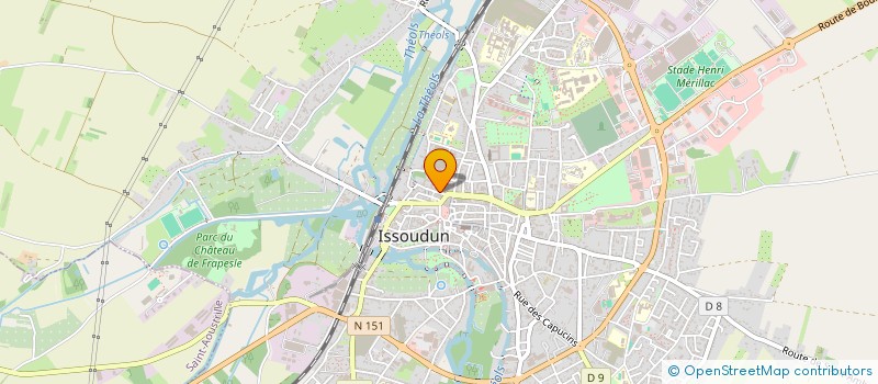 localisation de l'entreprise MADAME NATHALIE GILLES à ISSOUDUN