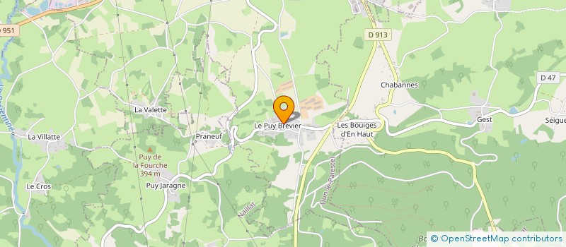 localisation de l'entreprise MADAME NATHALIE GILLET  DUN-LE-PALESTEL