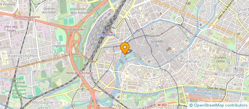 localisation de l'entreprise MADAME NATHALIE GILLET à STRASBOURG
