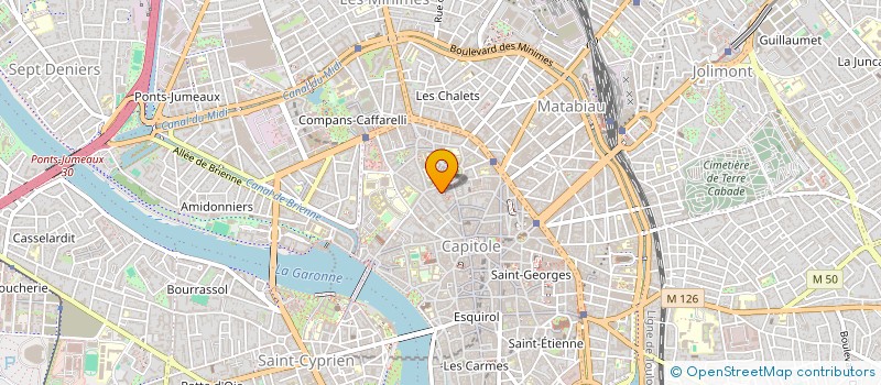 localisation de l'entreprise MADAME NATHALIE GILLIET  TOULOUSE