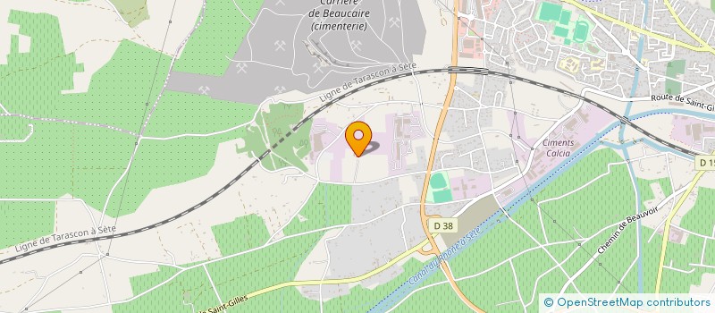 localisation de l'entreprise MADAME NATHALIE GIMENEZ  BEAUCAIRE