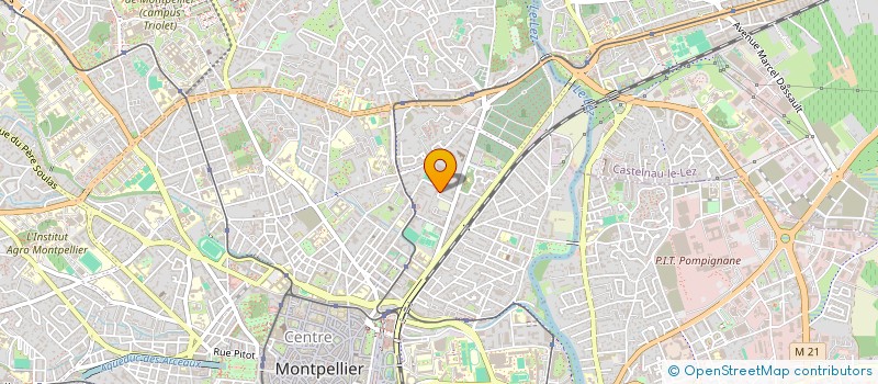localisation de l'entreprise MADAME NATHALIE GINESTE à MONTPELLIER