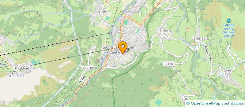 localisation de l'entreprise MADAME NATHALIE GIPOULOU  SAINT-LARY-SOULAN