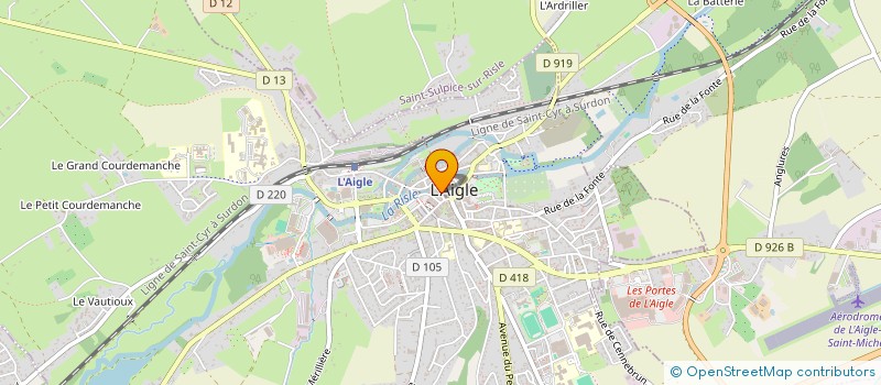localisation de l'entreprise MADAME NATHALIE GIRARD à L'AIGLE