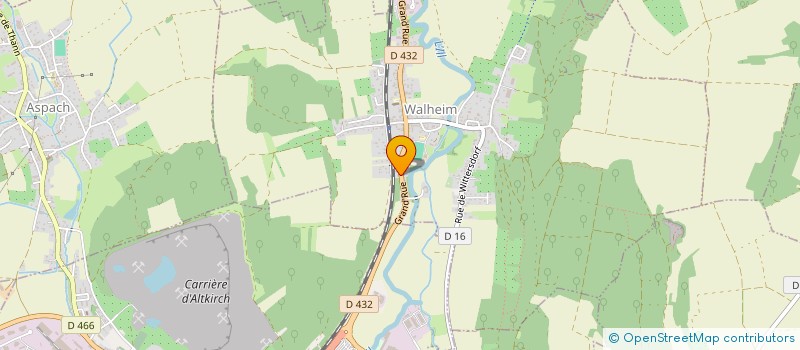 localisation de l'entreprise MADAME NATHALIE GIRARD  WALHEIM