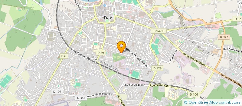 localisation de l'entreprise MADAME NATHALIE GIRARD  DAX