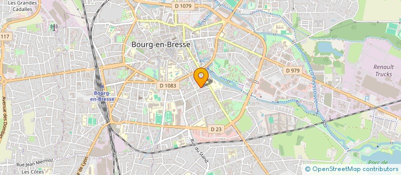 localisation de l'entreprise MADAME NATHALIE GIRAUD  BOURG-EN-BRESSE