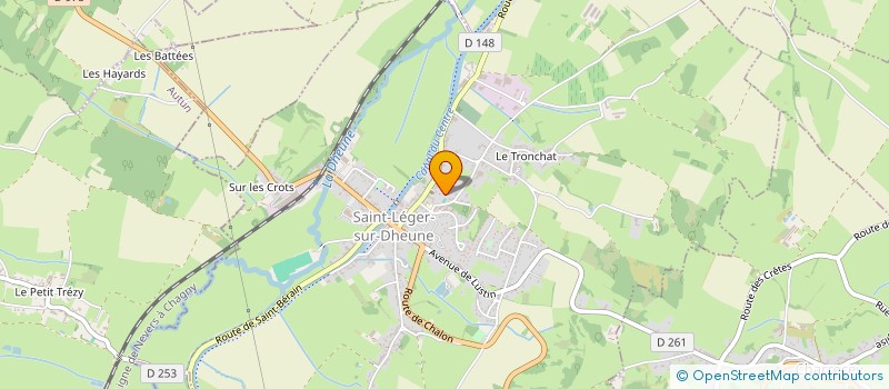 localisation de l'entreprise MADAME NATHALIE GIRBES  SAINT-LEGER-SUR-DHEUNE