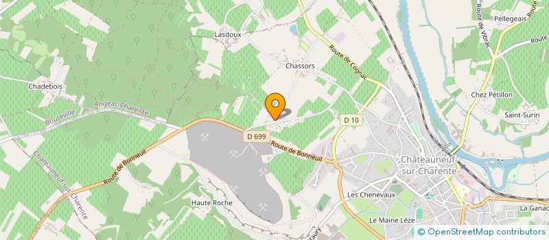 localisation de l'entreprise MADAME NATHALIE GIREAU  CHATEAUNEUF-SUR-CHARENTE