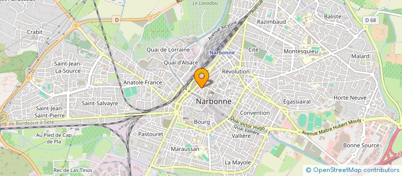 localisation de l'entreprise MADAME NATHALIE GISPERT à NARBONNE