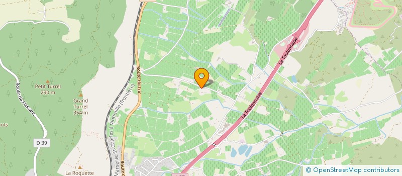 localisation de l'entreprise MADAME NATHALIE GIUSTI  GONFARON