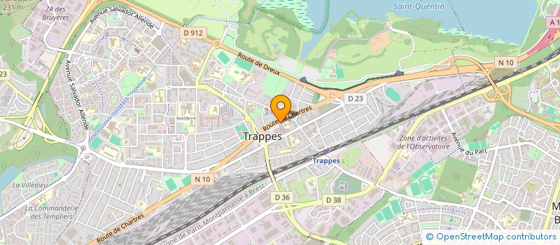 localisation de l'entreprise MADAME NATHALIE GLACON à TRAPPES