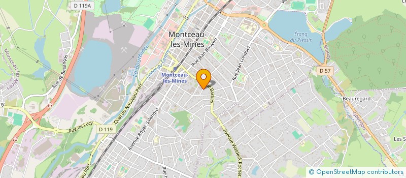 localisation de l'entreprise MADAME NATHALIE GLAISE à MONTCEAU-LES-MINES