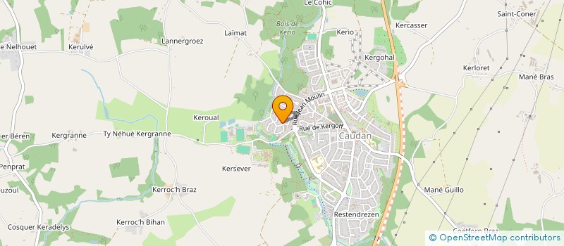 localisation de l'entreprise MADAME NATHALIE GLET  CAUDAN