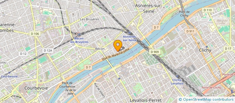 localisation de l'entreprise MADAME NATHALIE GLORY à COURBEVOIE