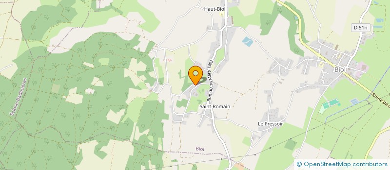 localisation de l'entreprise MADAME NATHALIE GOBBO  BIOL