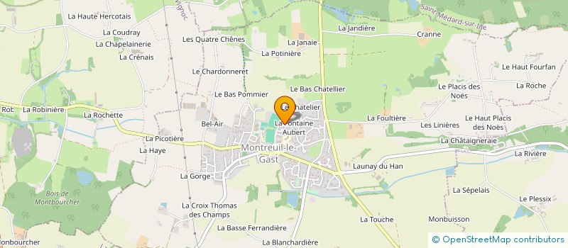 localisation de l'entreprise MADAME NATHALIE GOBIN à MONTREUIL-LE-GAST