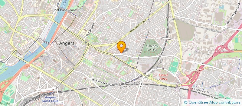 localisation de l'entreprise MADAME NATHALIE GODET  ANGERS