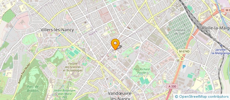 localisation de l'entreprise MADAME NATHALIE GOIMIER  VANDUVRE-LES-NANCY