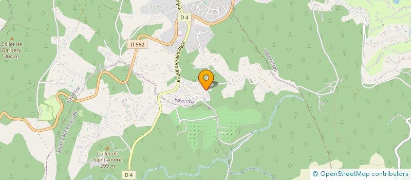 localisation de l'entreprise MADAME NATHALIE GOITRE  FAYENCE